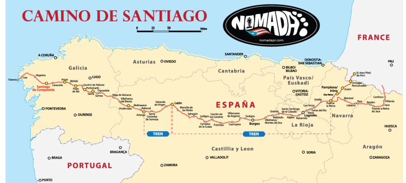 Un Nómada camino hacia Santiago de&nbsp;Compostela